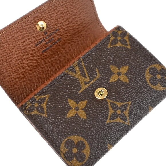 Louis Vuitton Monogram Porte Monnaie Plat Coin Case Wallet M61930 MI4047 165755 - Picture 4 of 12